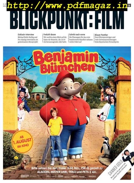 Blickpunkt Film – 3 Juni 2019 Cover