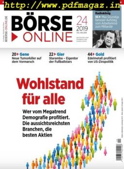 BOrse Online – 13 Juni 2019