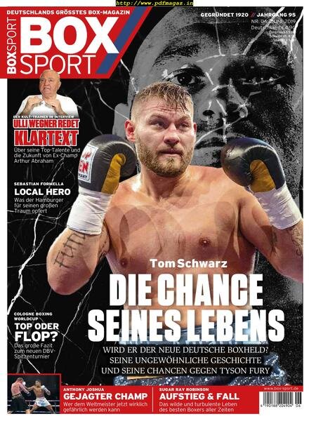 BoxSport – Juli 2019 Cover