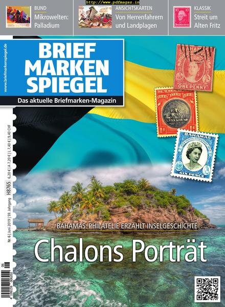 Briefmarken Spiegel – Juni 2019 Cover