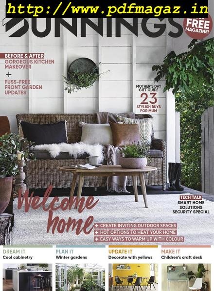 Bunnings Magazine – May 2019 Cover