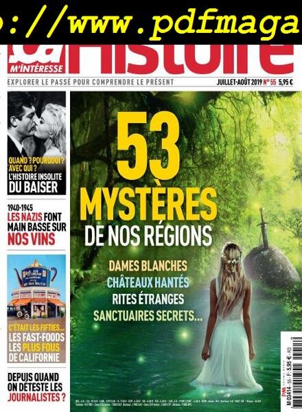ca M’Interesse Histoire – Juillet-Aout 2019 Cover