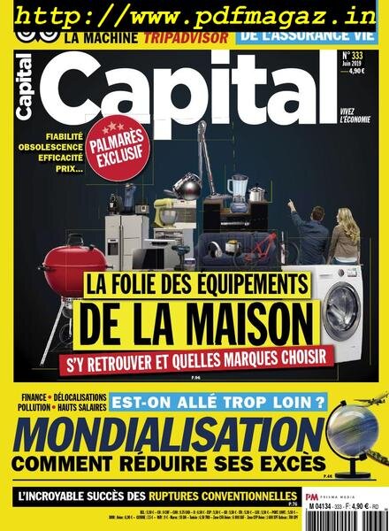 Capital France – Juin 2019 Cover