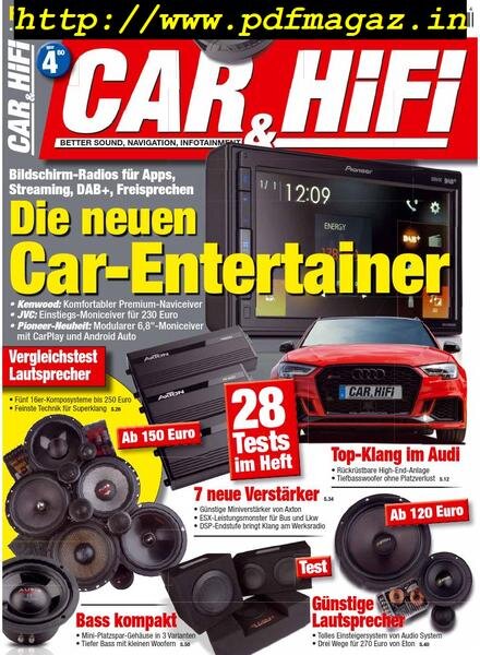 Car & Hifi – Juli-August 2019 Cover