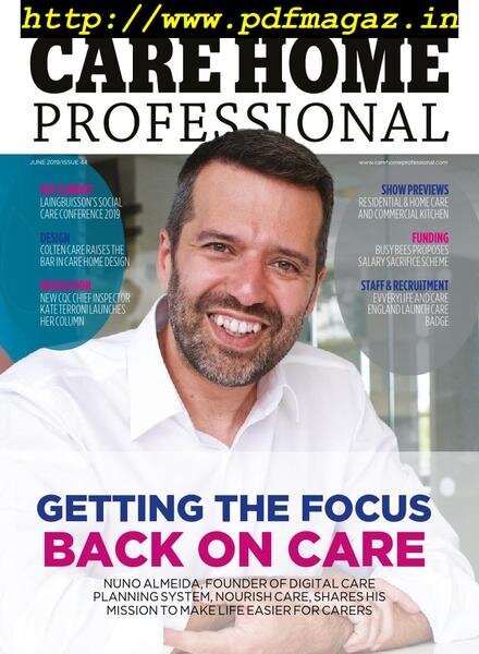 Care Home Professional – June 2019 Cover