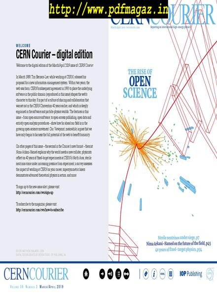 CERN Courier – March-April 2019 Cover