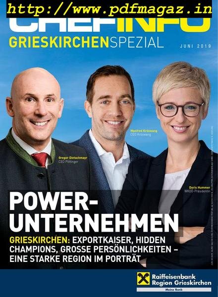 Chefinfo Spezial – Juni 2019 Cover
