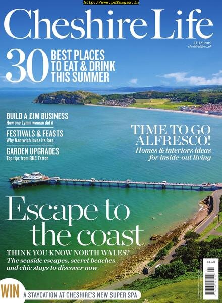 Cheshire Life – July 2019 Cover