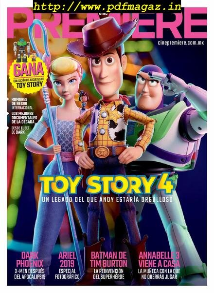 Cine Premiere – junio 2019 Cover