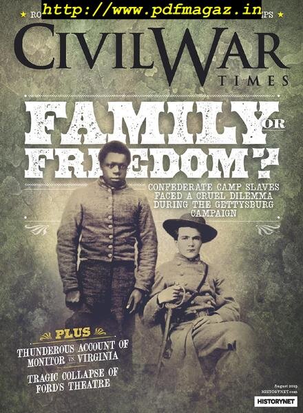 Civil War Times – August 2019 Cover