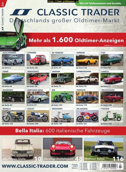 Classic Trader – Mai 2019 Cover