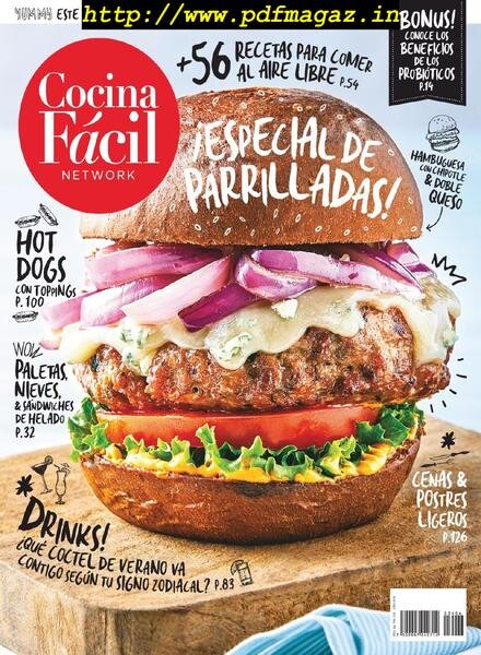 Cocina Facil – junio 2019 Cover