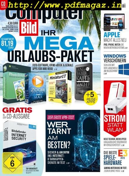 Computer Bild Germany – 21 Juni 2019 Cover