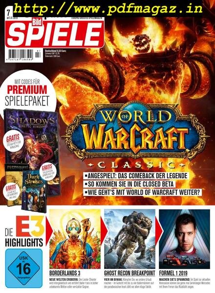 Computer Bild Spiele – Juni 2019 Cover