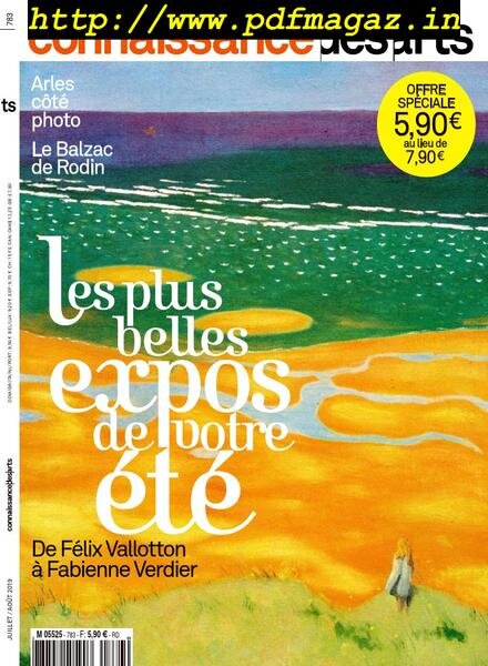 Connaissance des Arts – Juillet-Aout 2019 Cover