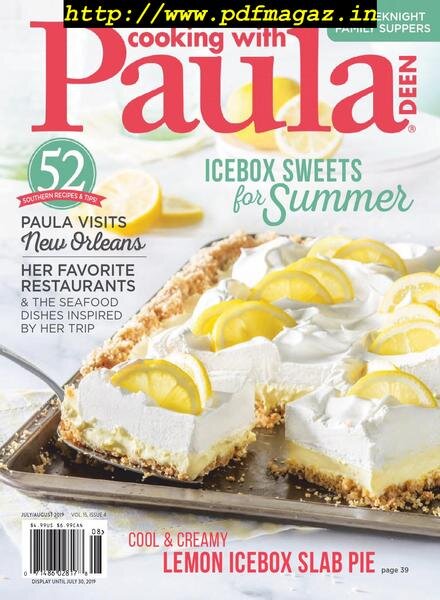Cooking with Paula Deen – July 2019 Cover