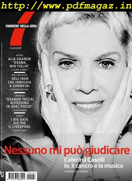 Corriere della Sera Sette – 14 giugno 2019 Cover