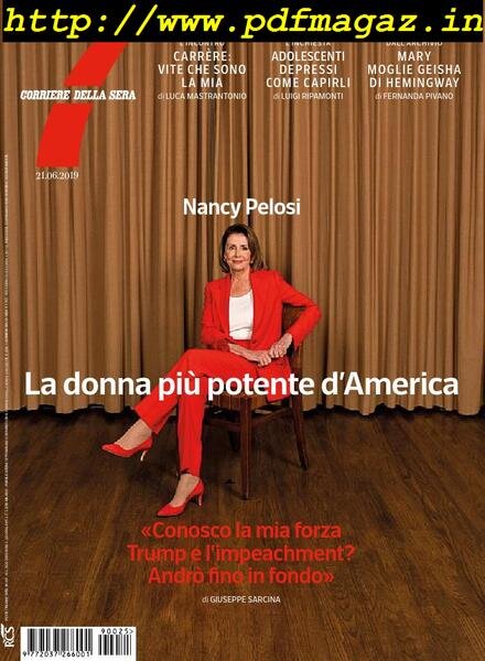 Corriere della Sera Sette – 21 giugno 2019 Cover