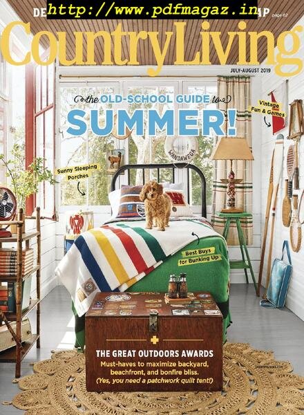 Country Living USA – July 2019 Cover