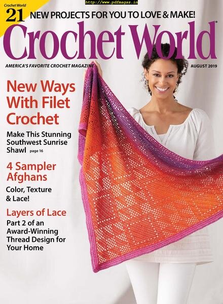 Crochet World – July 2019 Cover