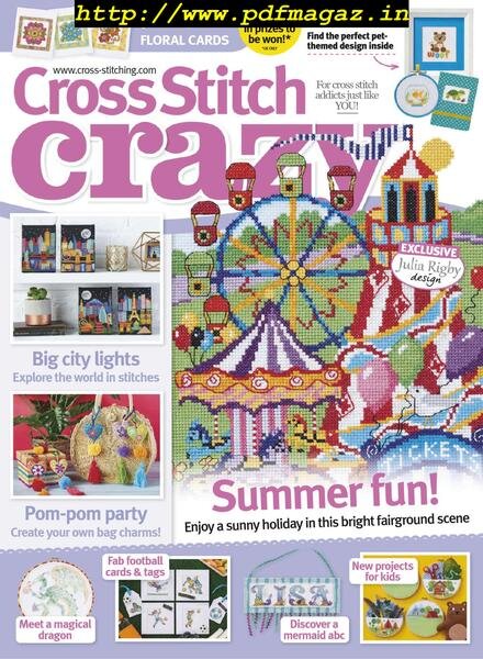 Cross Stitch Crazy – August 2019 Cover