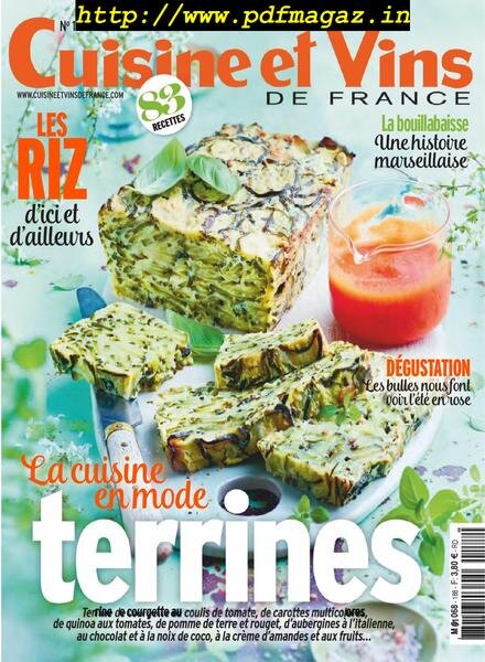 Cuisine et Vins de France – mai 2019 Cover