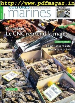 Cultures Marines – 01 mai 2019
