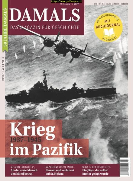 Damals – Juli 2019 Cover
