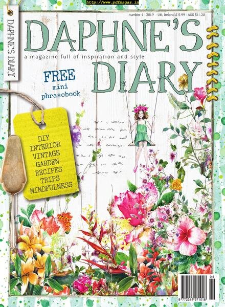Daphne’s Diary English Edition – June 2019 Cover