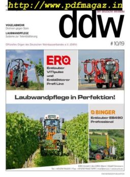 Der Deutsche Weinbau – 10 Mai 2019