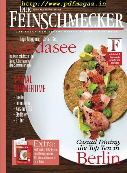 Der Feinschmecker – Juli 2019 Cover