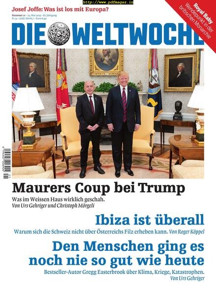 Die Weltwoche – 23 Mai 2019 Cover