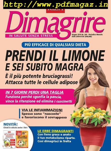 Dimagrire – Giugno 2019 Cover