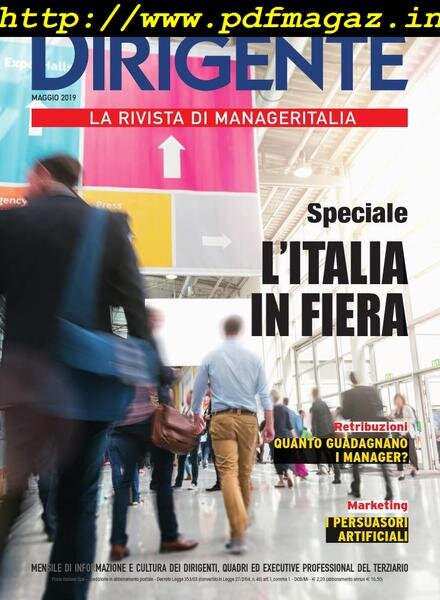 Dirigente – Maggio 2019 Cover