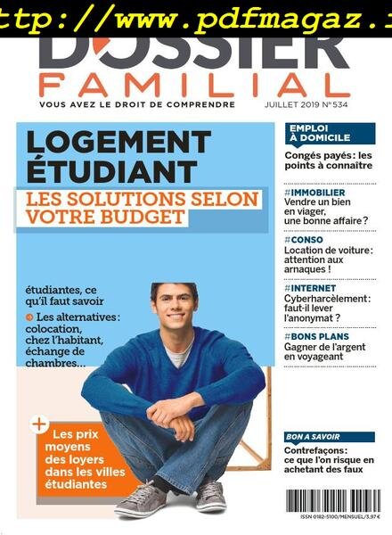 Dossier Familial – juillet 2019 Cover