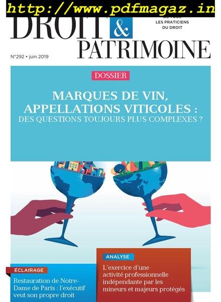 Droit & Patrimoine – 18 juin 2019 Cover