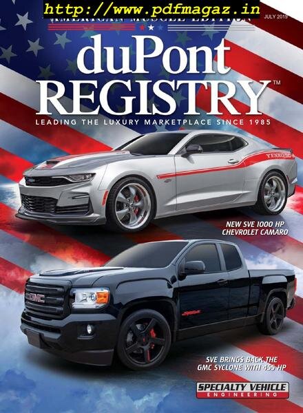 duPont Registry – July 2019 Cover