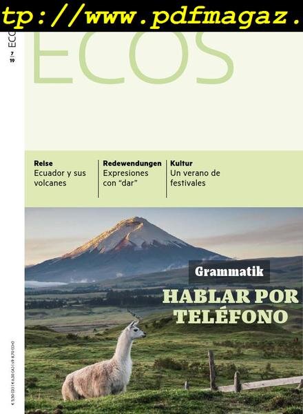 Ecos Plus – Juli 2019 Cover