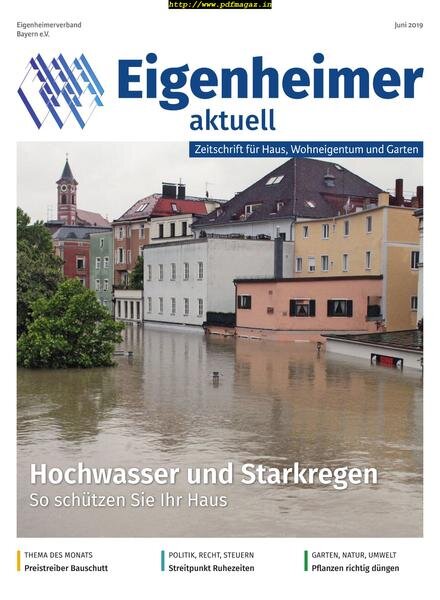 Eigenheimer aktuell – Juni 2019 Cover