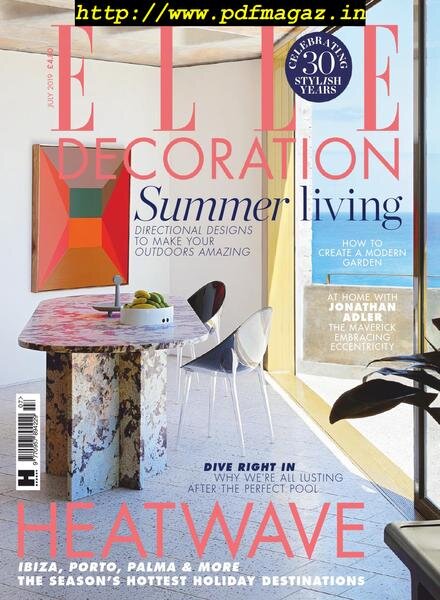Elle Decoration UK – July 2019 Cover