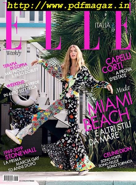 Elle Italia – 22 giugno 2019 Cover