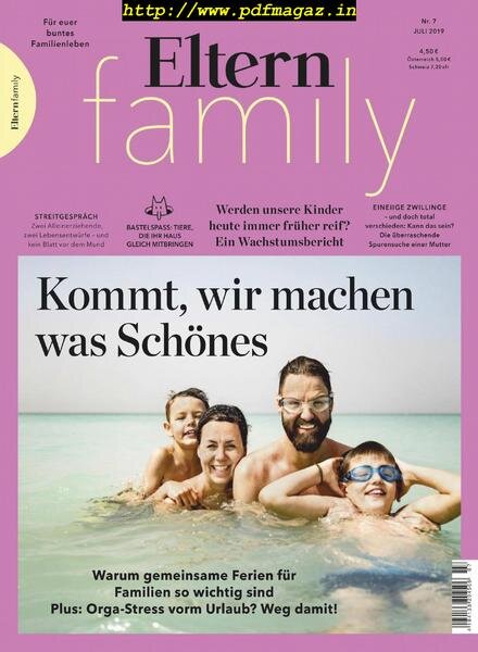 Eltern Family – Juli 2019 Cover