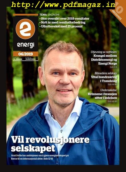 Energi – juni 2019 Cover