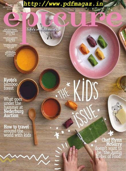 epicure Singapore – June 2019 Cover