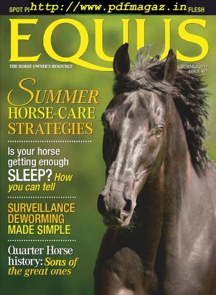 Equus – May 2019 Cover