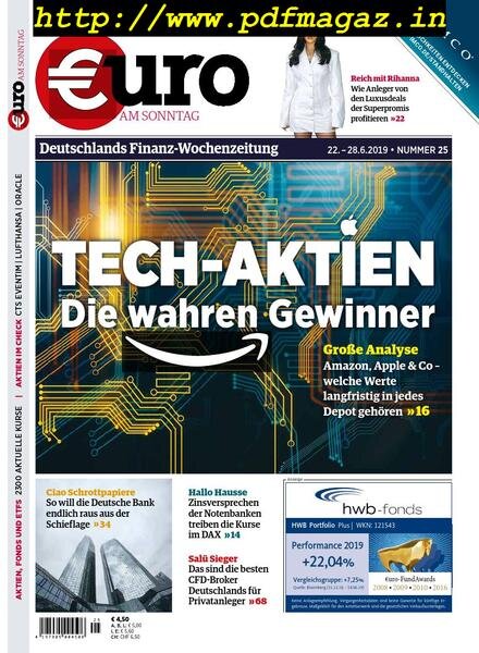Euro am Sonntag – 22 Juni 2019 Cover