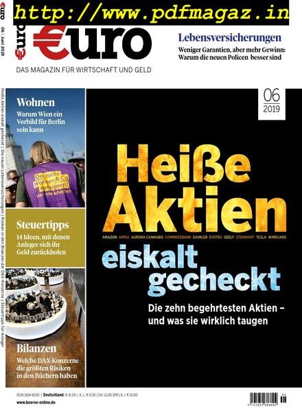 Euro – Mai 2019 Cover