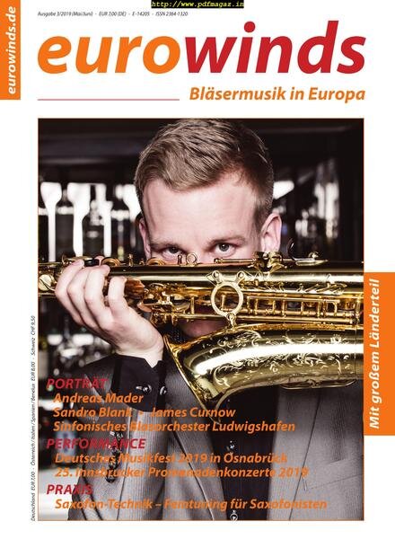 Eurowinds – Mai 2019 Cover