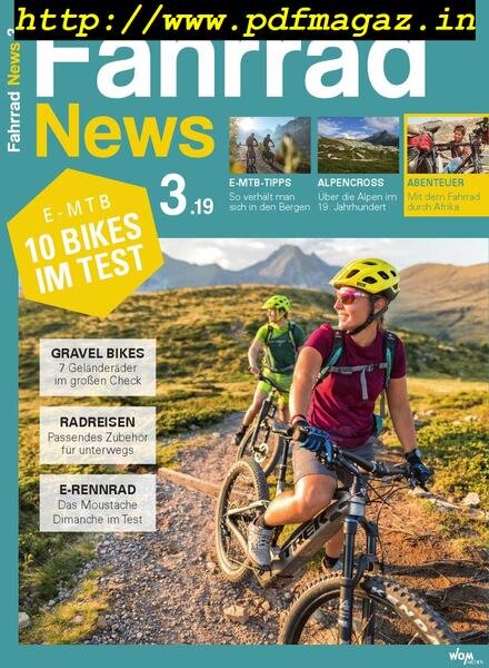 Fahrrad News – Juni 2019 Cover