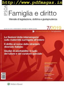 Famiglia e Diritto – Luglio 2019